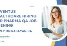 Zuventus Healthcare Hiring For Pharma QA Job Opening – Apply on Rasayanika Zuventus Healthcare Hiring For Pharma QA
