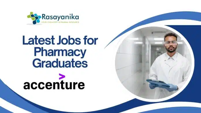 Accenture job FI Latest Accenture Jobs for Pharmacy Graduates