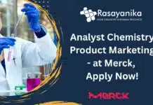 Join Merck as Senior Analyst – Chemistry Product Marketing, Apply Now! Analyst Chemistry Product Marketing - at Merck