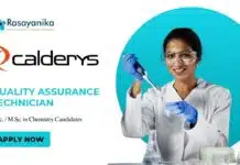 Analytical Chemistry Jobs at Calderys | Apply Now for QA Technician Position Analytical Chemistry Jobs at Calderys | Apply Now for QA Technician Position