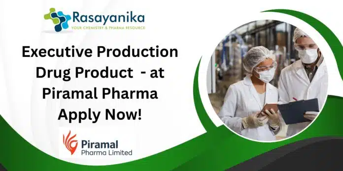 Executive Production Drug Product Executive Production Drug Product