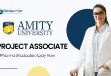 Research Project Associate Job Role at Amity l MPharma Graduates Apply Research Project Associate Job Role at Amity l MPharma Graduates Apply