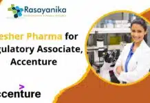 Fresher Pharma Job Openings – for Regulatory Associate, Accenture Fresher Pharma Job Openings