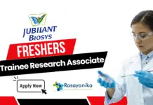 Freshers MSc Analytical Chemistry Jobs at Jubliant Biosys- Apply for the Trainee Research Associate Position Freshers MSc Analytical Chemistry Jobs at Jubliant Biosys- Apply for the Trainee Research Associate Position