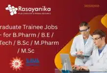 Kickstart Your Pharma Career as a Graduate Trainee at SAVA Healthcare, Apply Now! Graduate Trainee Jobs