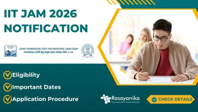 IIT JAM 2026 Exam Application Form IIT JAM 2026 Exam Application Form