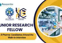 JRF Vacancy at IICB – B Pharma Candidates Attend the Walk-in-Interview JRF Vacancy at IICB – B Pharma Candidates Attend the Walk-in-Interview