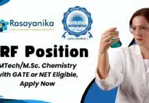 Apply for JRF Position at IIT Indore – MTech/M.Sc. Chemistry Eligible, Apply Now JRF Vacancy at IIT Indore – M.TechM.Sc Apply by 11 July