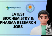 Latest Biochemistry & Pharma Research Jobs at JIPMER Latest Biochemistry & Pharma Research Jobs