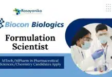 Latest MPharma Jobs at Biocon Biologics | Apply Now for Formulation Scientist Role Latest MPharma Jobs at Biocon Biologics | Apply Now for Formulation Scientist Role