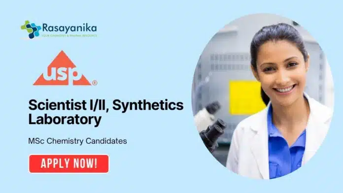 Latest Organic Chemistry Jobs at US Pharmacopeia MSc in Chemistry Apply Now for Scientist III Position Latest Organic Chemistry Jobs at US Pharmacopeia MSc in Chemistry Apply Now for Scientist III Position