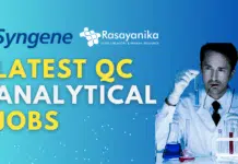 Latest QC Analytical Jobs at Syngene Bangalore – Apply Now Latest QC Analytical Jobs