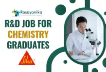 Latest R&D Job for Chemistry Graduates at Sika – BSc Chemistry Job Latest R&D Job for Chemistry Graduates at Sika - BSc Chemistry Job
