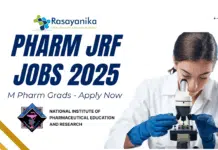 Pharm JRF Jobs 2025: M Pharm Grads Apply at NIPER Ahmedabad Pharm JRF Jobs 2025 M Pharm Grads Apply at NIPER Ahmedabad