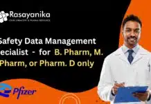 Join Pfizer as a Safety Data Management Specialist, Apply Now! Safety Data Management Specialist