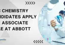BSc Chemistry Candidates Apply For Associate Role at Abbott BSc Chemistry Job Opening at Abbott