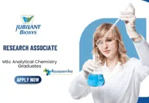 Analytical Chemistry Jobs at Jubilant – MSc Graduates Apply Now for the Research Associate Role Analytical Chemistry Jobs at Jubliant - MSc Graduates Apply Now for the Research Associate Role