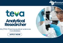 Analytical Researcher Job at TEVA – MSc/ PhD Pharma Candidates Apply Now Analytical Researcher Job at TEVA - MSc PhD Pharma Candidates Apply Now