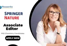 Associate Editor Jobs at Springer Nature | PhD Chemistry Candidates Apply Now Associate Editor Jobs at Springer Nature | PhD Chemistry Candidates Apply Now