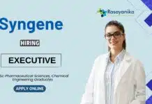 Pharma Jobs for Freshers at Syngene | MSc Graduates Apply Now for the Executive Position Biotech Jobs for Freshers at Syngene MSc Graduates Apply Now for the Executive Position (1)