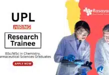 Chemistry Jobs for Freshers | BSc/ MSc Graduates Apply Now for the Research Trainee Position Chemistry Jobs for Freshers BSc MSc Graduates Apply Now for the Research Trainee Position (1)