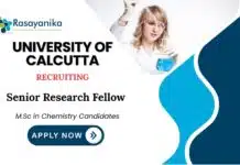 SRF Vacancies at University of Calcutta | MSc Chemistry Candidates Apply Now SRF Vacancies at University of Calcutta | MSc Chemistry Candidates Apply Now