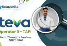 Freshers BTech Chemical Sciences Jobs | Apply Now at Teva Pharmaceuticals Freshers BTech Chemistry Jobs | Apply Now at Teva Pharmaceuticals