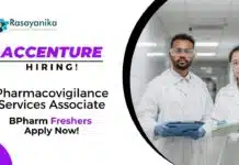 Freshers Pharma Jobs at Accenture | Apply Now For Pharmacovigilance Services Associate Role Freshers Jobs For BPharm at Accenture | Apply Now For Pharmacovigilance Services Associate Role