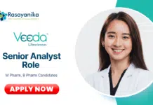 Freshers M Pharma Jobs at Veeda Lifesciences | Apply Now for Senior Analyst Role Freshers M Pharma Jobs at Veeda Lifesciences | Apply Now for Senior Analyst Role
