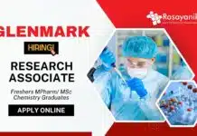 Freshers MSc Chemistry Jobs at Glenmark | Apply now for the Research Associate Position Freshers MSc Chemistry Jobs at Glenmark Apply now for the Research Associate Position (1)