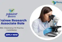 Freshers MSc Chemistry Jobs at Jubilant Biosys Ltd | Apply Now for Research Associate Role Freshers MSc Chemistry Jobs at Jubilant Biosys Ltd | Apply Now for Research Associate Role