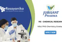 Chemical Engineering Jobs at Jubliant – MSc Graduates Apply for the Research Scientist Role Chemical Engineering Jobs at Jubliant - MSc Graduates Apply for the RS - Chemical Research Position