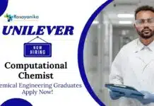 Jobs for Chemical Engineers | Apply Now for the Computational Chemist Role at Unilever Jobs for Chemical Engineers | Apply Now for the Computational Chemist Role at Unilever