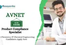 Chemical Engineering Jobs at AVNET | BSc Chemistry Candidates Apply Now Latest Jobs at AVNET | Chemical Engineering Jobs | BSc Chemistry Candidates Apply Now