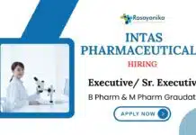 Latest M Pharm Jobs at Intas Pharmaceuticals | Attend the Walk-in Drive Latest M Pharm Jobs at Intas Pharmaceuticals | Attend the Walk-in Drive