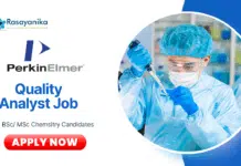 Latest QA Jobs at PerkinElmer | MSc Chemistry Candidates Apply Now Latest QA Jobs at PerkinElmer | MSc Chemistry Candidates Apply Now