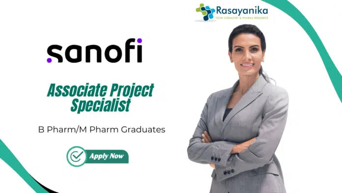 MPharm Jobs at Sanofi - Apply Now for the Associate Project Specialist Role (1) MPharm Jobs at Sanofi - Apply Now for the Associate Project Specialist Role (1)