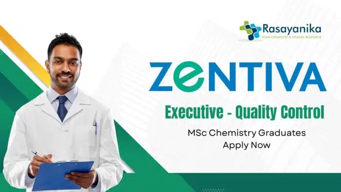 MSc Chemistry Jobs At Zentiva Apply Now For The Executive – Quality Control Role MSc Chemistry Jobs At Zentiva | Apply Now For The Executive – Quality Control Role