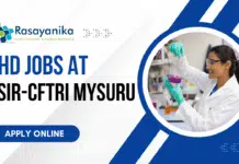 PhD Jobs at CSIR-CFTRI Mysuru – Research Associate Position Open PhD Jobs at CSIR-CFTRI Mysuru – Research Associate Position Open