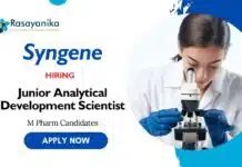 Pharma Jobs at Syngene | Apply Now for Junior Analytical Development Scientist Role Pharma Jobs at Syngene Apply Now for Junior Analytical Development Scientist Role