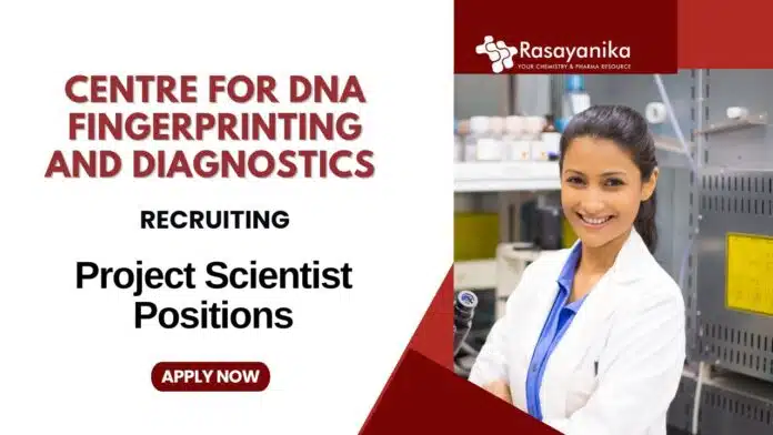 Research Associate Jobs at CDFD M Pharm Candidates Apply Now Research Associate Jobs