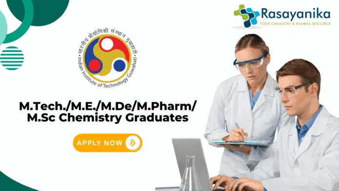 Research Job for Pharma Graduates Apply for the SRF Position at IIT Guwahati Research Job for Pharma Graduates | Apply for the SRF Position at IIT Guwahati