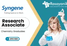 Synthetic Chemistry Jobs at Syngene – Apply Now for the Research Associate Role Synthetic Chemistry Jobs at Syngene - Apply Now for the Research Associate Role