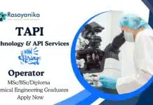Latest Jobs at TAPI | Chemical Engineering Jobs | MSc/BSc Candidates Apply Now for the Operator Role Latest Jobs at TAPI | Chemical Engineering Jobs | MSc/BSc Candidates Apply Now for the Operator Role