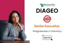 Senior Executive Job at Diageo in Kolkata | Postgraduates In Chemistry Apply Now Senior Executive Job Vacancy in Kolkata | Postgraduates in Chemistry Apply Now