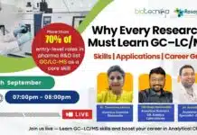 FREE Webinar on GC–LC/MS in Practice: Learn All About Instrumentation Skills & Career Opportunities FREE Webinar on GC–LC/MS