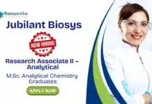 Analytical Chemistry Job at Jubilant | Apply Now For The Research Associate Role Analytical Chemistry Job at Jubilant | Apply Now For The Research Associate Role