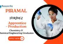 Apprentice Jobs at Piramal | Chemistry Graduates Apply Now Apprentice Jobs at Piramal | Chemistry Graduates Apply Now