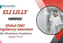 BSc Chemistry Jobs at Lilly | Apply Now For The Global CMC Regulatory Associate Role BSc Chemistry Jobs at Lilly | Apply Now For The Global CMC Regulatory Associate Role