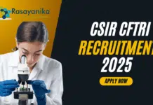 CSIR CFTRI Recruitment 2025 – Latest Chemistry Jobs – Apply Now CSIR CFTRI Recruitment 2025 - Latest Food Science Jobs